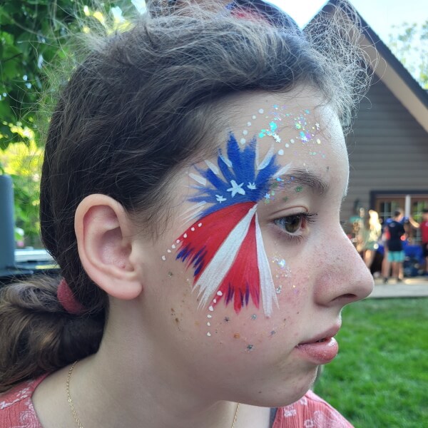 Face painting examples by Magic Dave's team in Illinois and Wisconsin