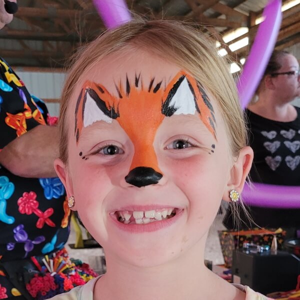 Face painting examples by Magic Dave's team in Illinois and Wisconsin