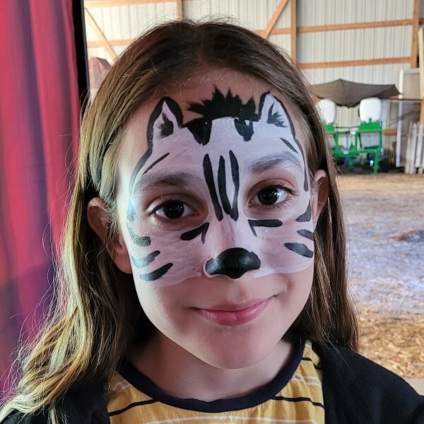 Face painting examples by Magic Dave's team in Illinois and Wisconsin