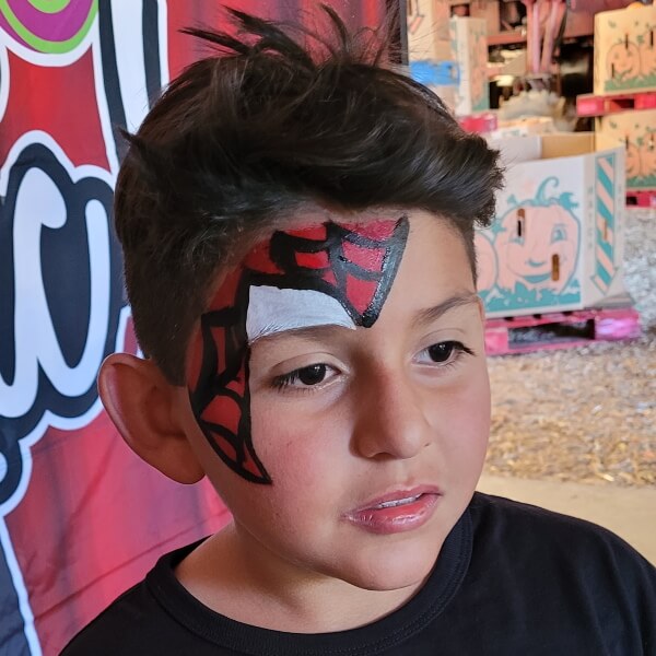 Face painting examples by Magic Dave's team in Illinois and Wisconsin